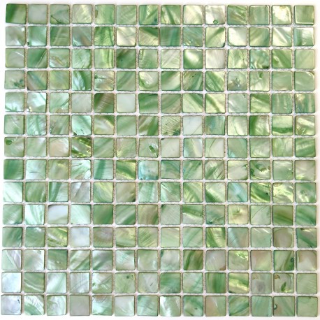 Malla azulejos de nacar cocina y ducha Nacarat Vert