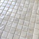 Carrelage mosaique en nacre sol et mur de douche et salle de bain Nacarat Blanc