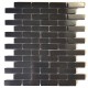 mosaico de acero inoxidable para pared modelo 1m2 Logan Noir