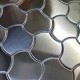 mosaico de acero inoxidable pared Ayoun