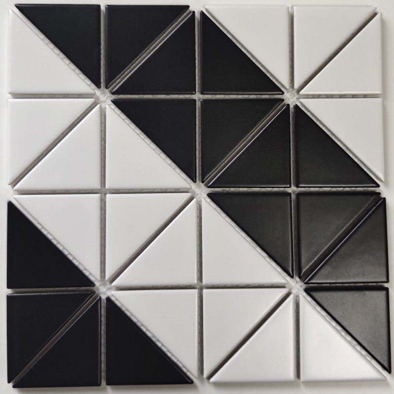 Black And White Ceramic Tile Mosaic, Ceramic Tile Mosaic Kitchen Backsplash