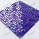 bathroom glass mosaic wall and floor 1m Imperial Petrole