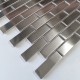Mosaic stainless steel tile stainless steel faience kitchen LOGAN