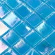Glass mosaic sheets tile shower Imperial Bleu