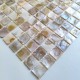 Mother of pearl mosaic shell floor and wall tiles Nacarat Naturel