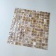 Mosaique en nacre carrelage coquillage sol et mur Nacarat Naturel