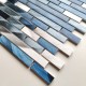 mosaico de aluminio de azulejos de la cocina modelo Wadiga Bleu