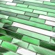 mosaic aluminum tile kitchen backsplash modele Wadiga Vert