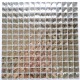 Mosaique effet diamant en 3D pour mur modele Adama Argent