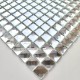 3D diamond effect mosaic for wall model Adama Argent