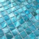 Malla Mosaico de nácar baldosas de suelo y pared Nacarat Bleu