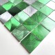 mosaico de aluminio de azulejos de la cocina modelo Carson Vert