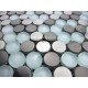 Mosaique et carrelage inox 1 m2, modele multi inox round