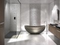 bathroom and walking shower wall tile mosaic LOOP